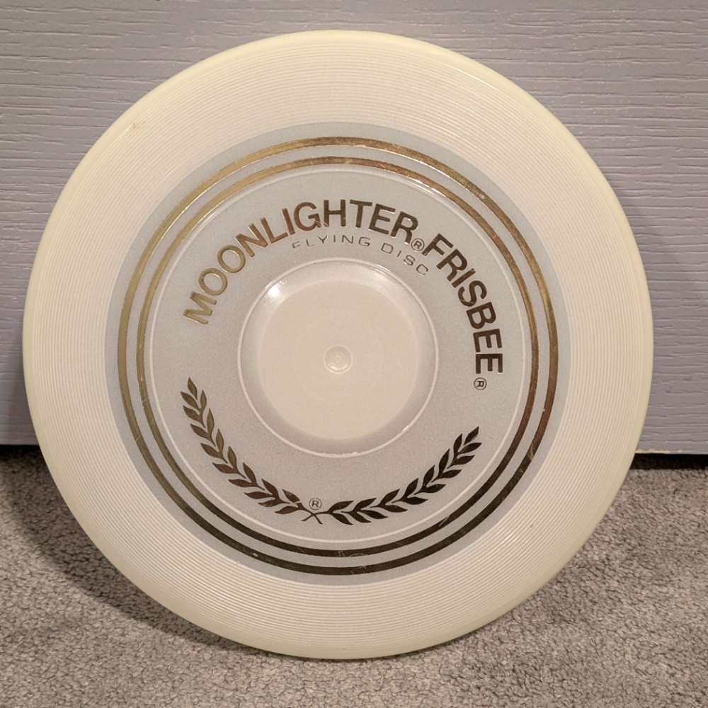 Vintage 70's Wham-o Moonlighter Frisbee Glow In The Dark Irwin Toys!